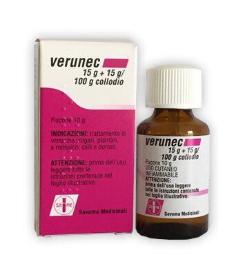 Verunec Flacone 10 Grammi 15 Gr + 15 Gr/100 Gr Collodio-2