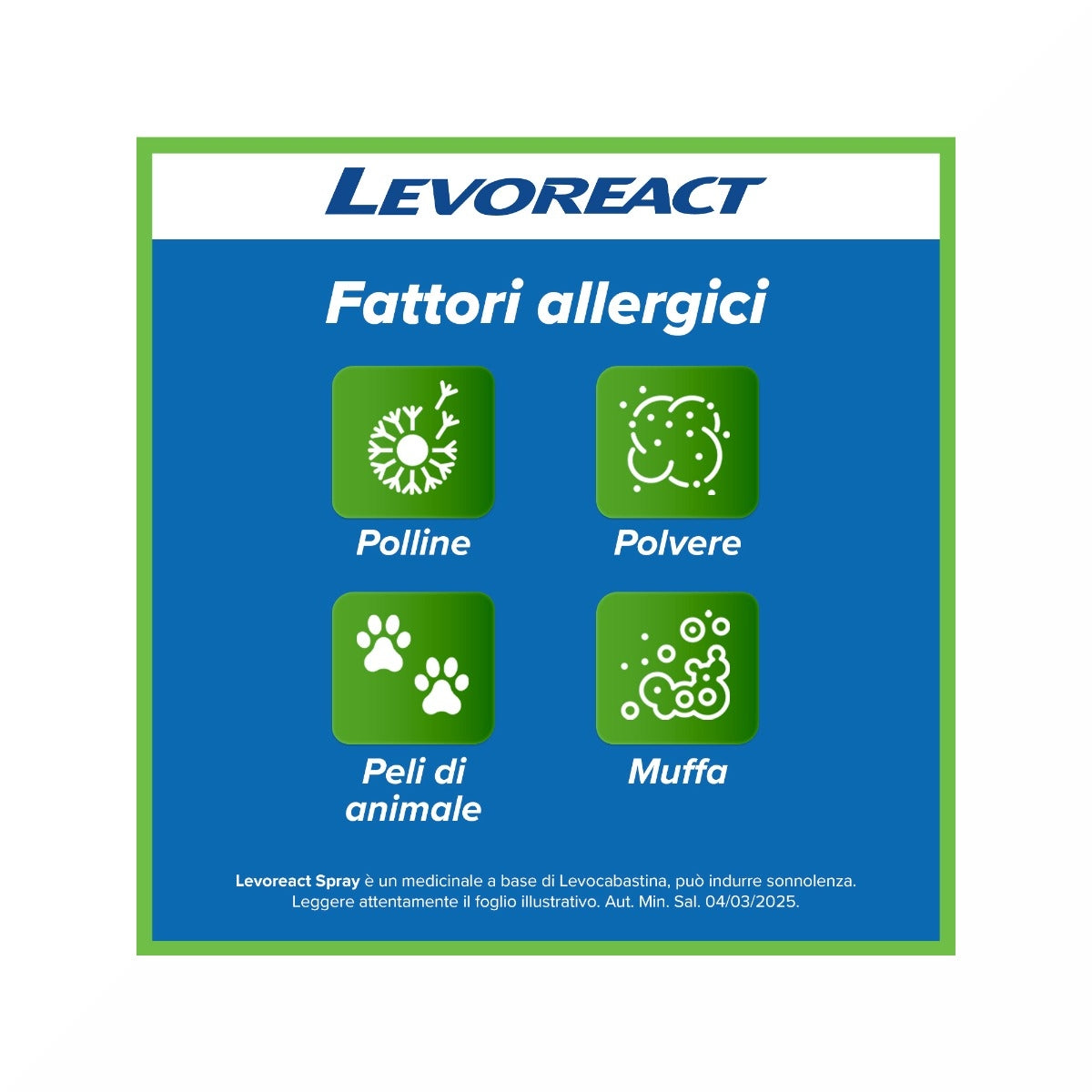Levoreact Spray Nasale Antistaminico per Allergia Riniti Allergiche e Naso che Cola-5