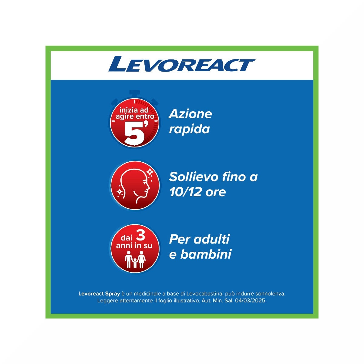 Levoreact Spray Nasale Antistaminico per Allergia Riniti Allergiche e Naso che Cola-6