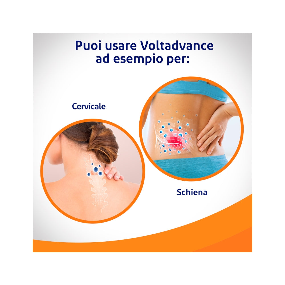 Voltadvance Antinfiammatorio 25mg Diclofenac Per Cervicale Mal Di Schiena Dolori Articolari 10 Cpr-9