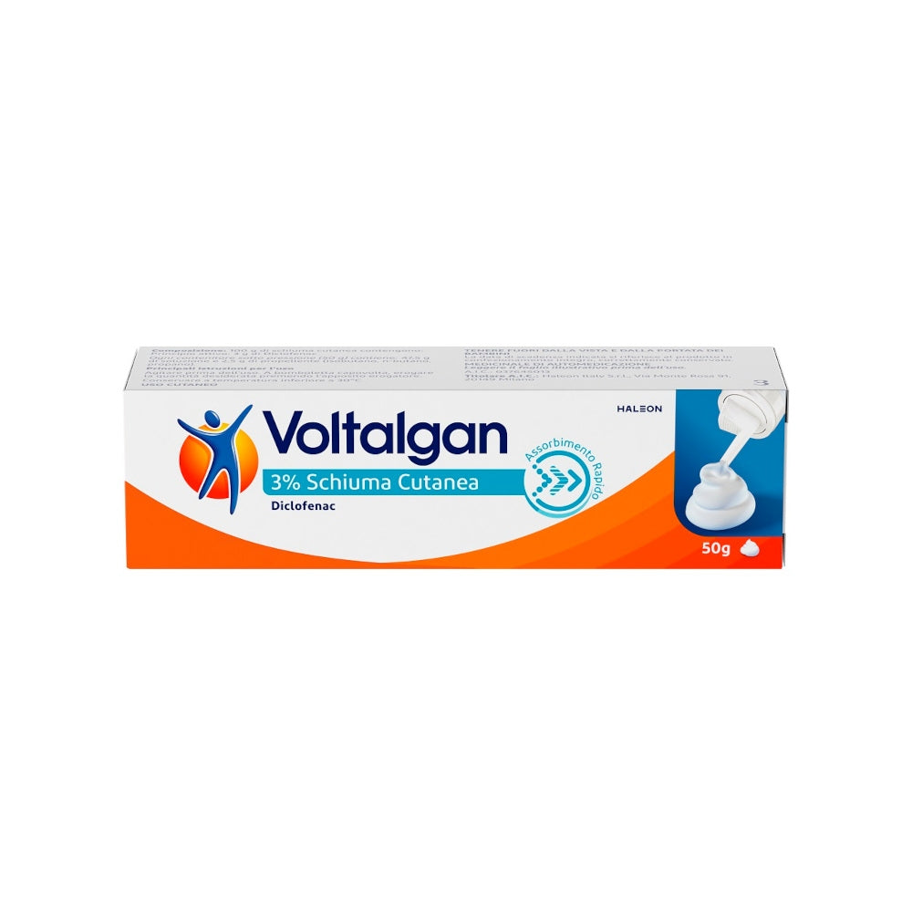 Voltalgan Antinfiammatorio Schiuma Cutanea 3% Diclofenac Distorsioni Strappi Muscolari 50ml-3