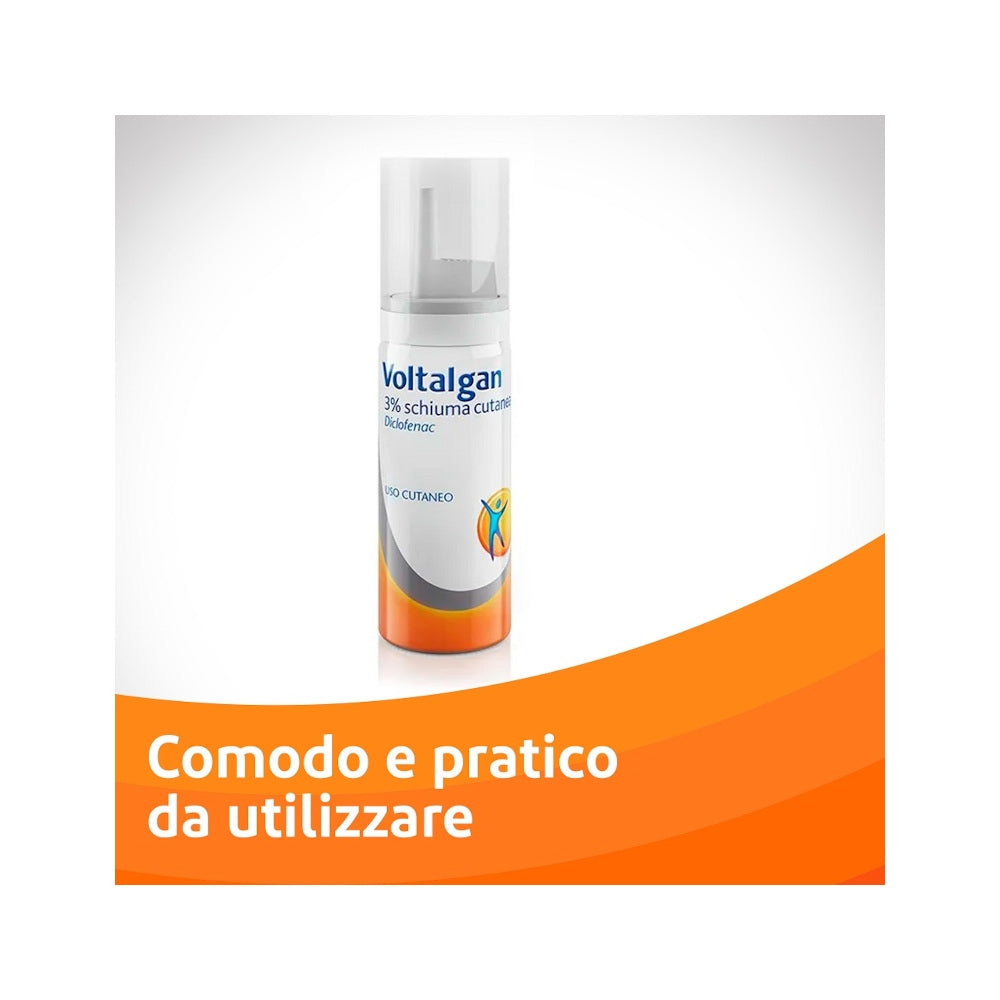 Voltalgan Antinfiammatorio Schiuma Cutanea 3% Diclofenac Distorsioni Strappi Muscolari 50ml-8