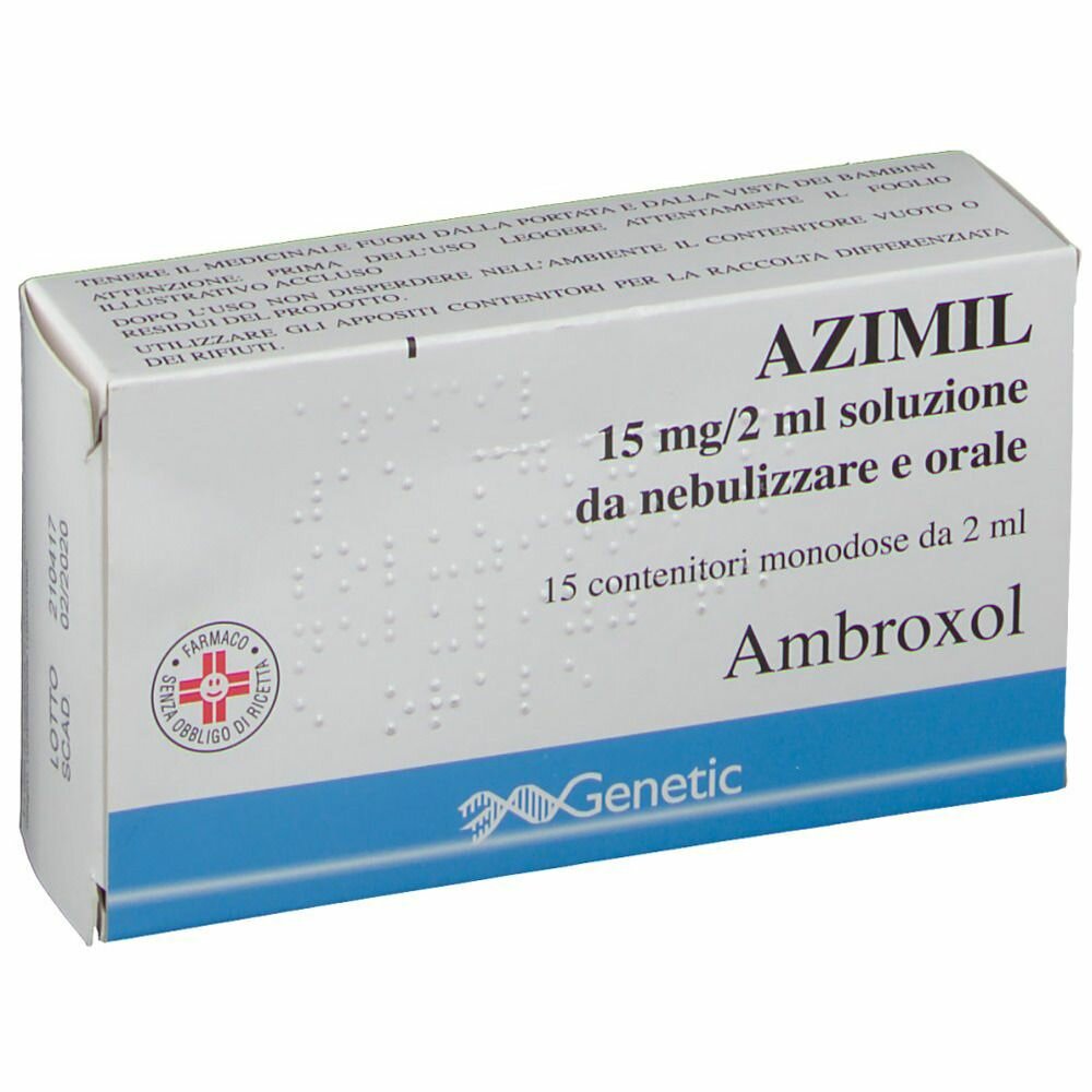 Azimil 15 Contenitori Monodose Da 2ml Soluzione Da Nebulizzare Orale-1