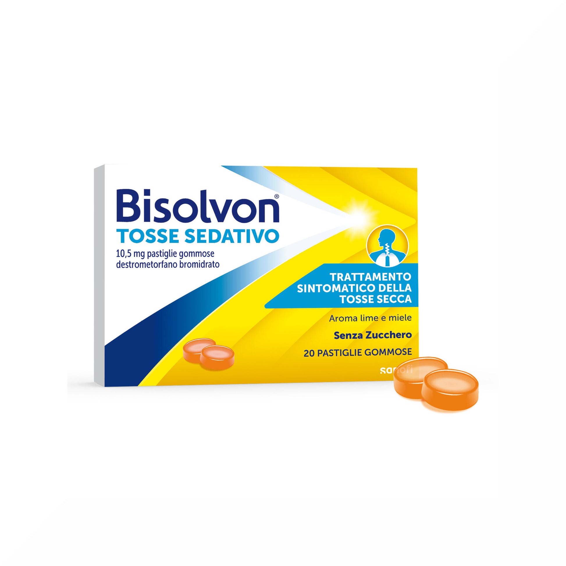 Bisolvon Tosse Sedativo Per Tosse Secca 20 Pastiglie Gommose-9