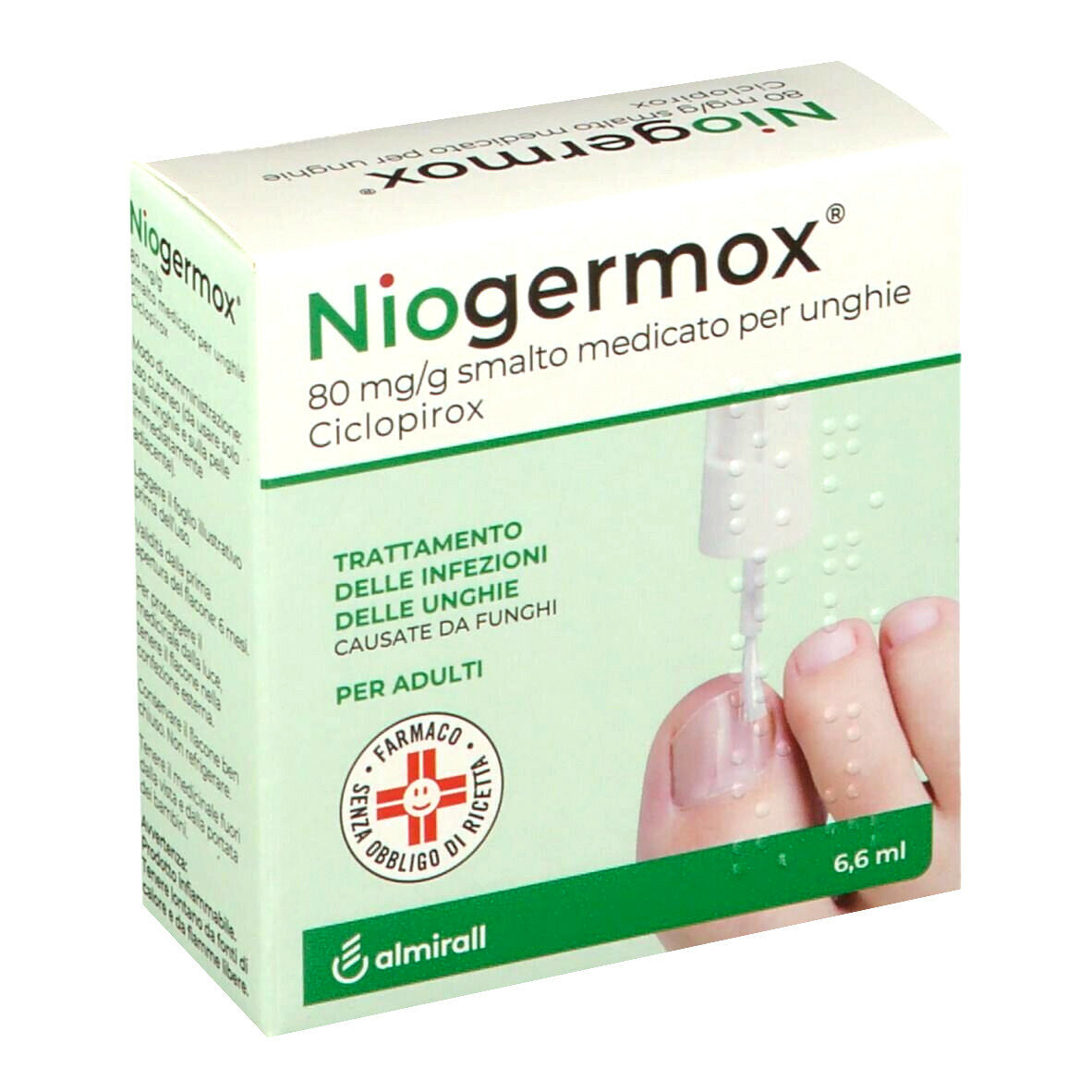 Niogermox Smalto medicato per unghie 6,6 ML-3