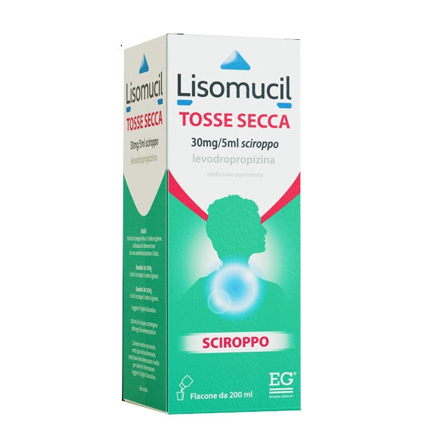 Lisomucil Tosse Sec 30 Mg/5 ml Sciroppo Flacone da 200 ml-2