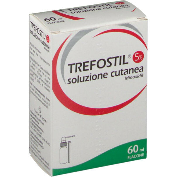 Trefostil 5% Minoxidil Alopecia soluzione cutanea 60ml-2