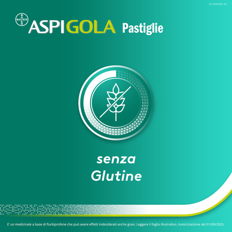 Aspi Gola Caramelle Antinfiammatorio per Gola Infiammata e Mal di gola 16 pastiglie Limone Miele-16
