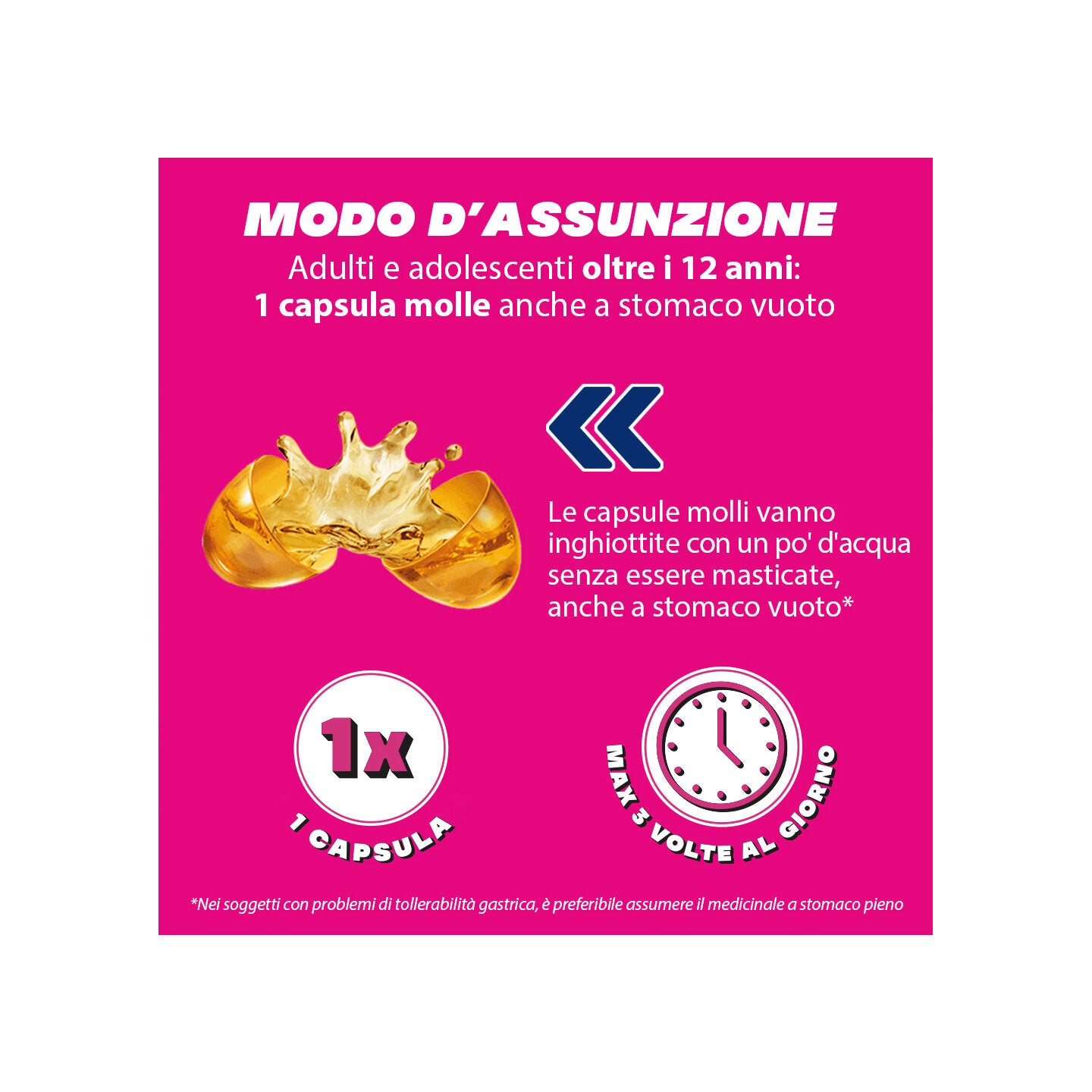 BuscofenAct 400 mg Con Ibuprofene Analgesico Contro Dolori Forti Da Ciclo 12 Capsule Molli-12