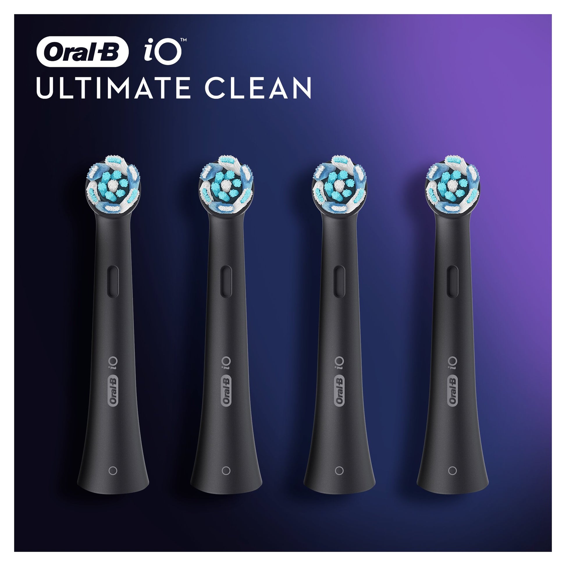 Oral B Testine Di Ricambio Io Ultimate Clean Nere 4 Pezzi-7