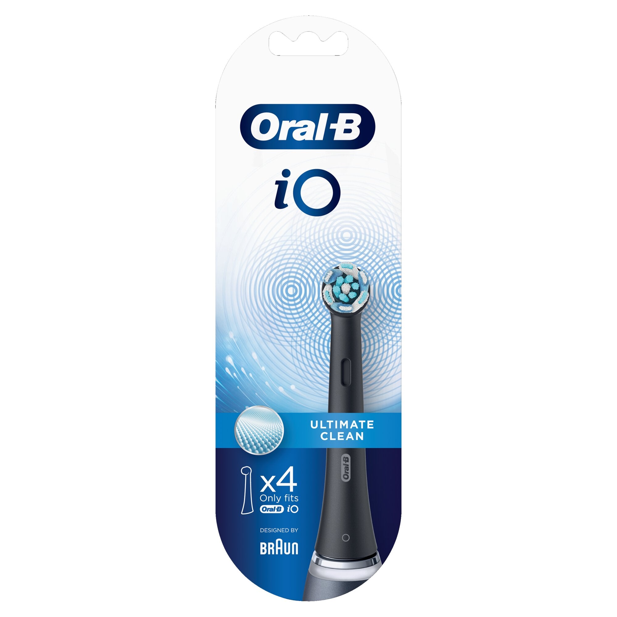 Oral B Testine Di Ricambio Io Ultimate Clean Nere 4 Pezzi-3