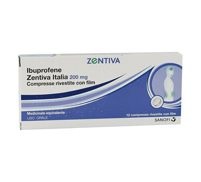Ibuprofene Zentiva Italia 200mg 12 compresse rivestite con film-2