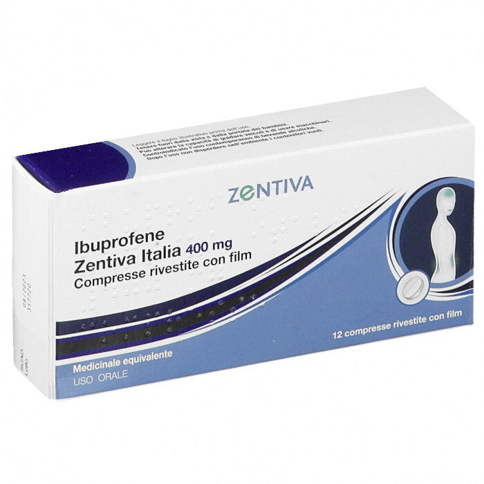 Zentiva Ibuprofene Febbre e Dolore 400mg 12 compresse-2