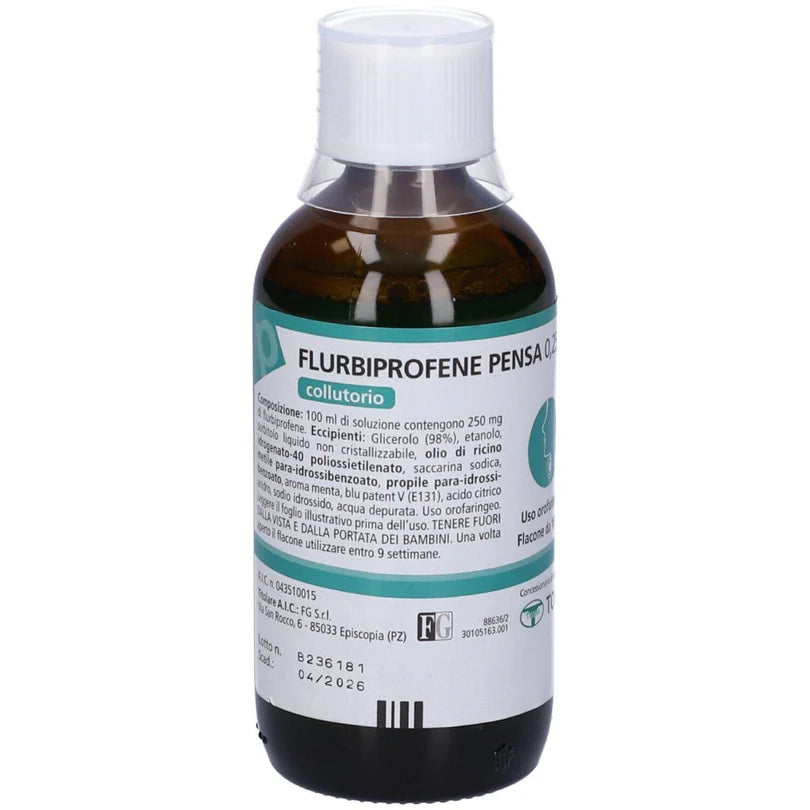 Flurbiprofene Pensa  0,25% Collutorio 160ml