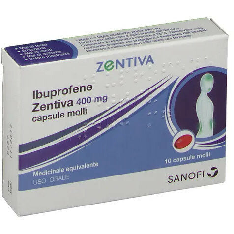Zentiva Ibuprofene 400mg 10 capsule molli-2