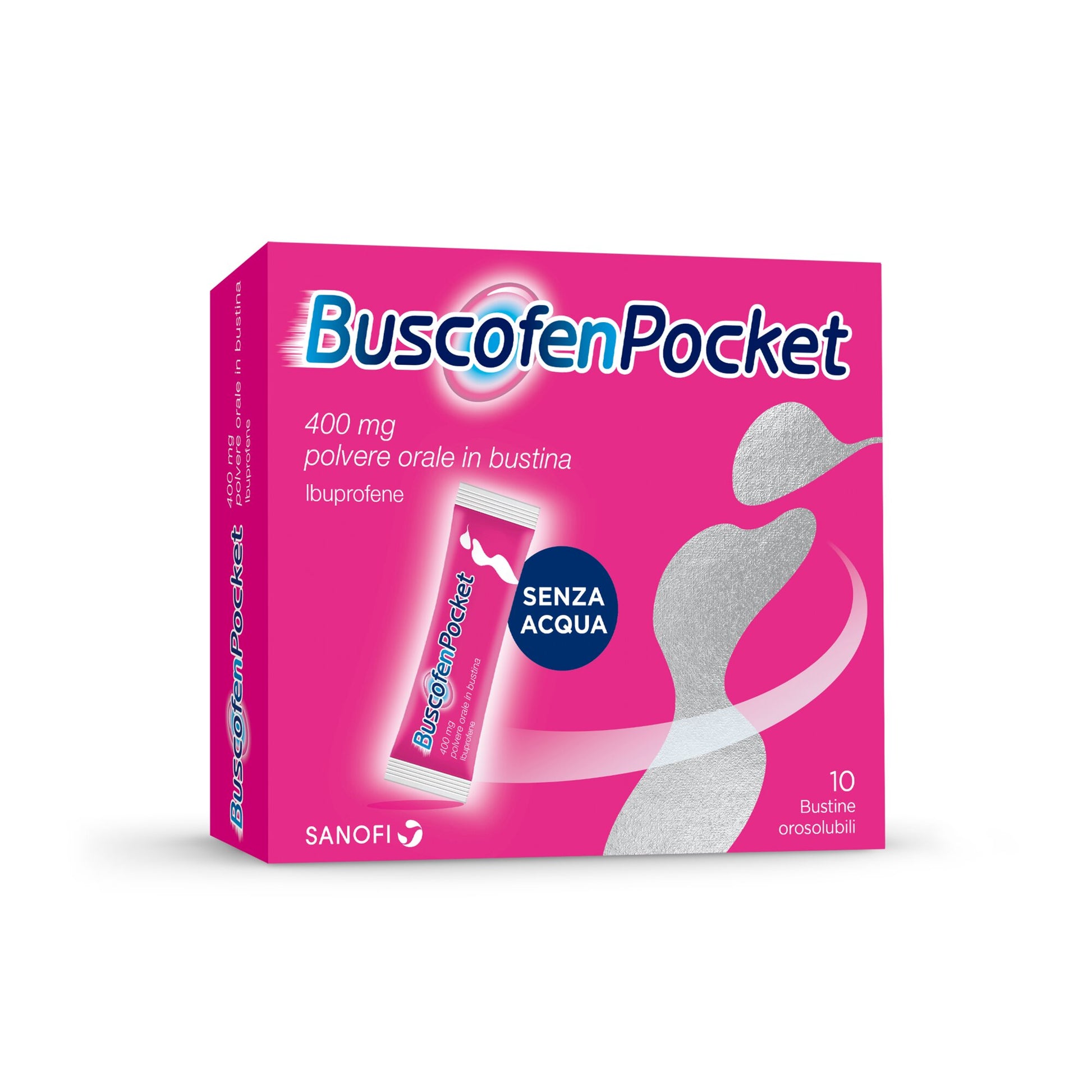 BuscofenPocket 400mg Con Ibuprofene Analgesico Contro Dolori Da Ciclo 10 Bustine-15