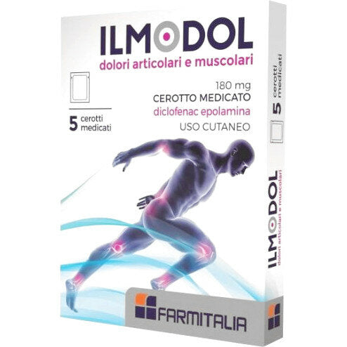 IlModol Cerotti Medicati per dolori articolari e muscolari 5 pezzi da 10cmx14cm-2