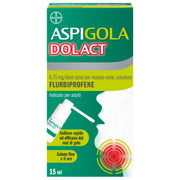 Aspi Gola Dolact Spray Antinfiammatorio e Antidolorifico per Mal di Gola Forte 15ml-17