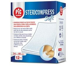 Pic Stericompress Soft compresse in tessuto non tessuto sterili 36x40 cm-2