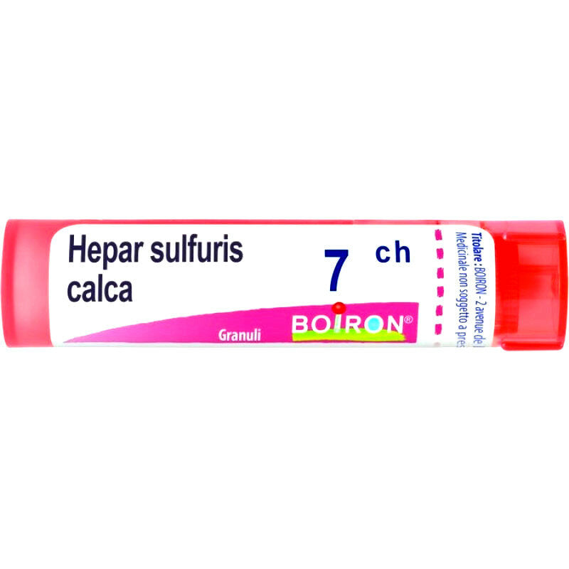 Boiron Hepar Sulfuris Calcareum 7Ch Tubo 80 Granuli 4g-1