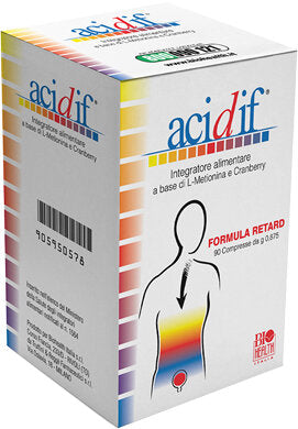 Acidif integratore di Metionina e Cranberry per le vie urinarie 90 compresse-2