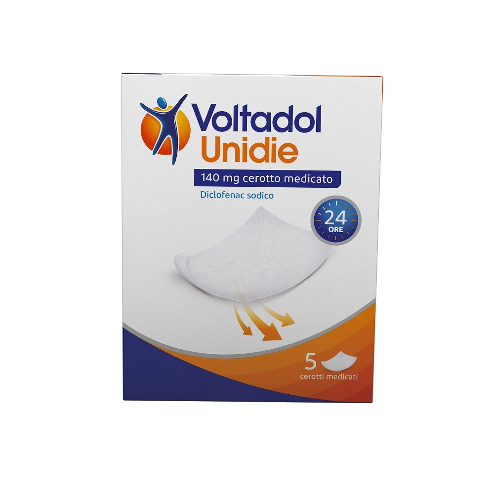 Voltadol Unidie Antifiammatorio Fino 24ore Diclofenac Dolori Muscolari Articolari 5 Cerotti Medicati-2