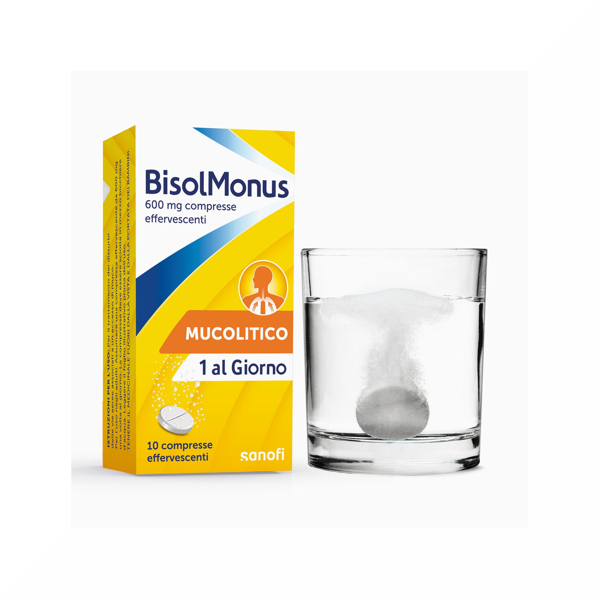 Bisolmonus 600mg 10 Compresse Effervescenti-1