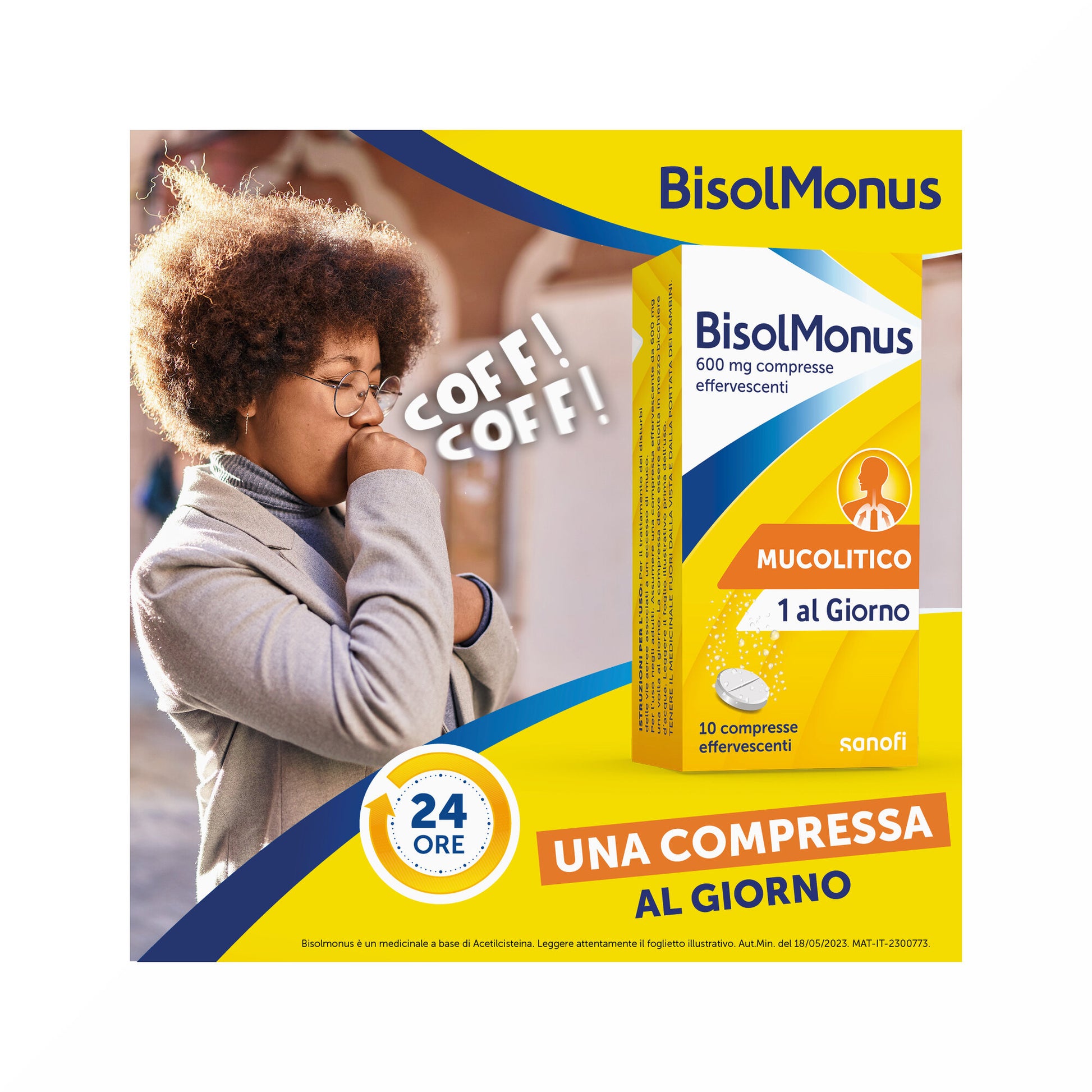 Bisolmonus 600mg 10 Compresse Effervescenti-5