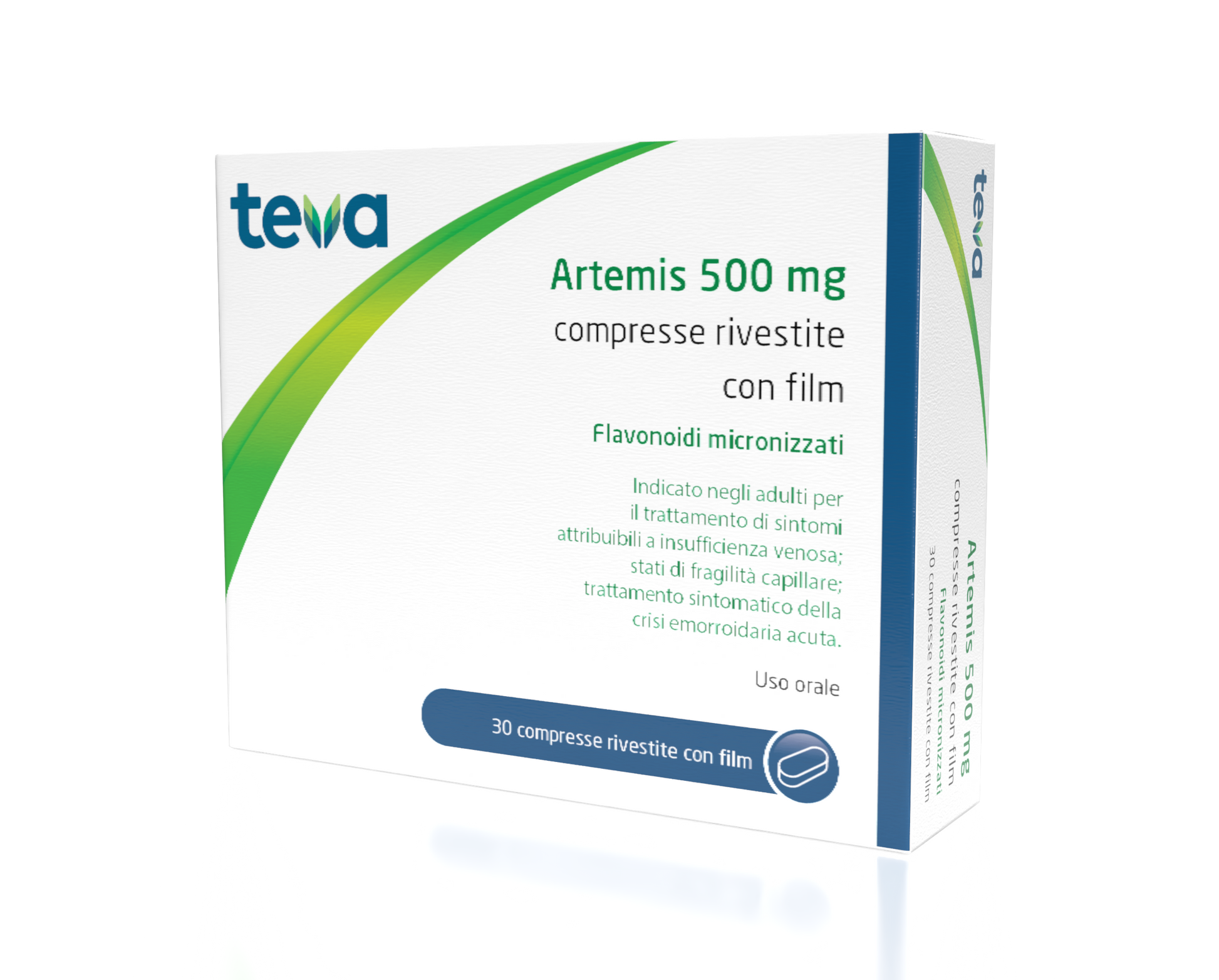 Artemis 500 mg Compresse Rivestite con Film 30 Compresse in Blister Pvc/al-0