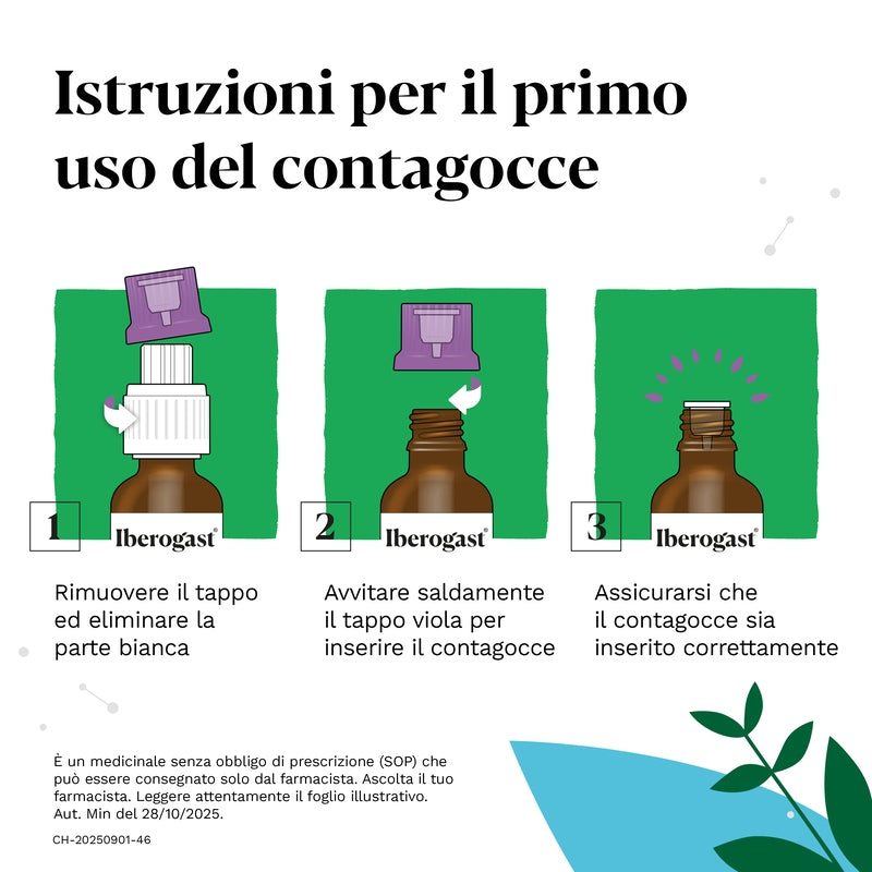 Iberogastadvance Gocce Orali Liquido 1 Flacone in Vetro da 50 ml con Applicatore Contagocce-9