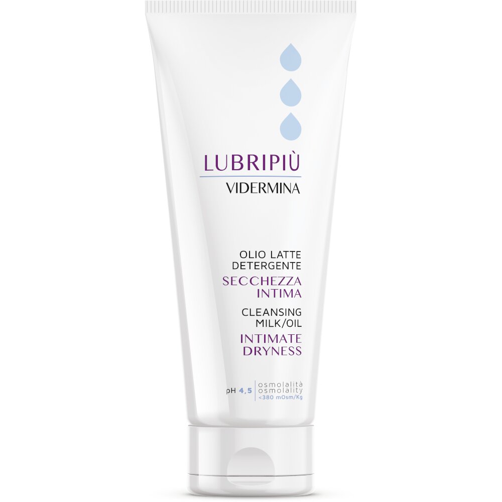 Vidermina Lubripiù Olio Latte Detergente Secchezza Intima 200ml-2