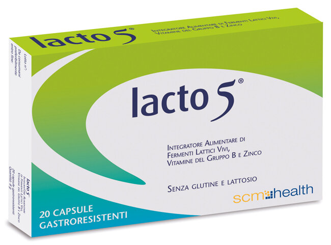Lacto 5 fermenti lattici 20 capsule-2