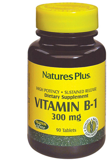 Natures Plus Vitamina B1 Tiamina 300mg 90 Tavolette-2