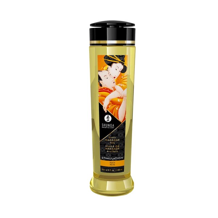 Shunga Olio da Massaggio Erotico Pesca 240ml-1