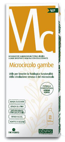 Dietazero Fitoestratto Microcircolo Gambe per la funzionalità della circolazione venosa 500ml-2
