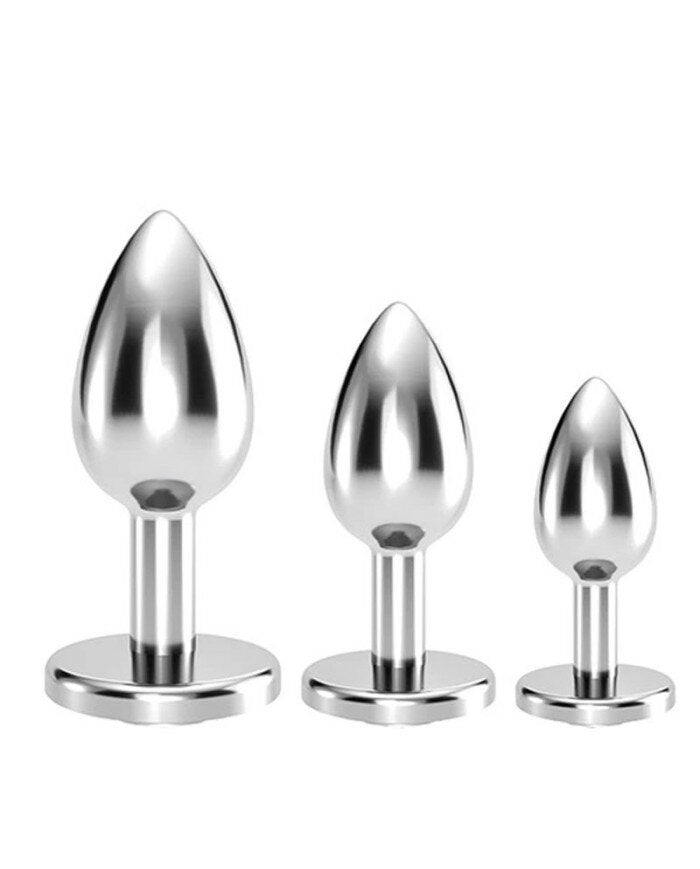 Crushious Bijou Anal Train Trio Set di Pllug Anali-2