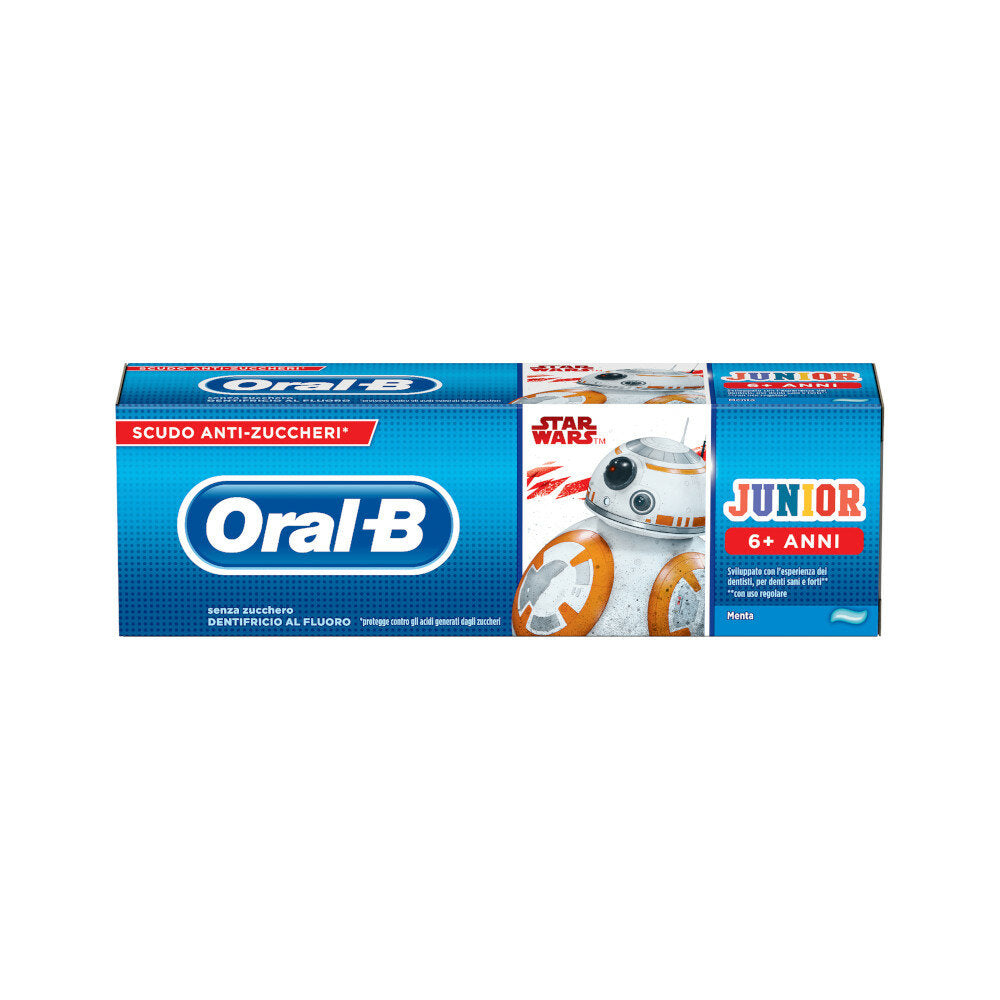 Oral-B Junior Dentifricio Star Wars per bambini +6 anni 75ml gusto menta-2