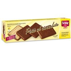 Schar Petit al cioccolato biscotti con cioccolato al latte senza glutine 130g-2