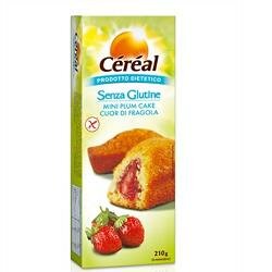 Cereal Mini Plumcake Fragola senza glutine 210g-2
