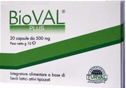 Bioval Plus per l'equilibrio della flora intestinale 20 capsule-1