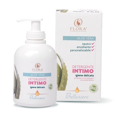 Flora Detergente Intimo Neutro Aloe Vera 250ml-1