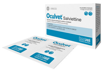 Oculvet salviettine oftalmiche ad azione lenitivi e detergente  14 salviettine monouso-2