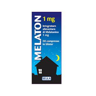 Sella Melaton 1mg per il benessere del sonno 50 compresse-2