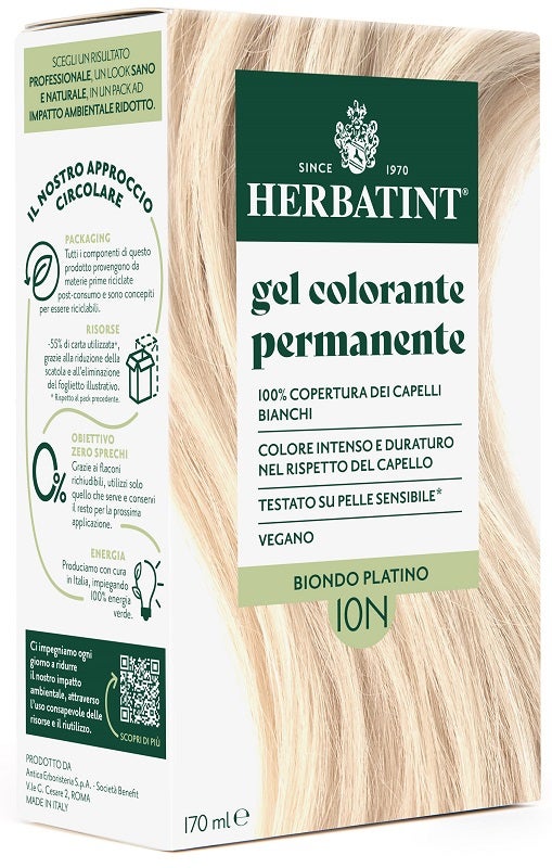 Herbatint 10n Biondo Platino 170 ml-1