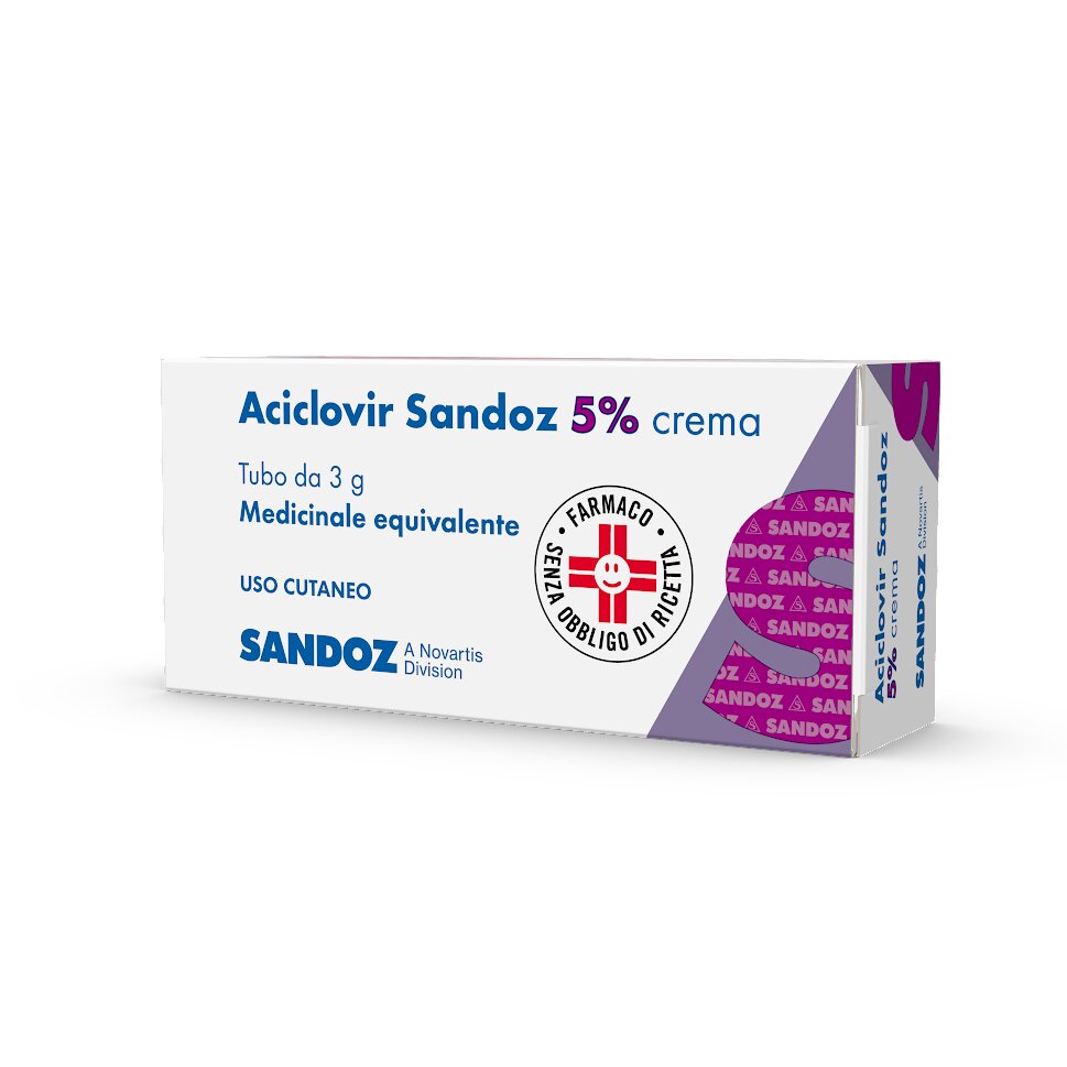 Sandoz Aciclovir Crema 5% 3g-2