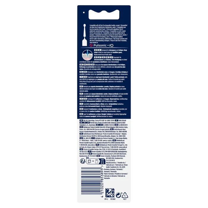 Oral-B Power Refill Interspace Ricarica Spazzolino Elettrico-6
