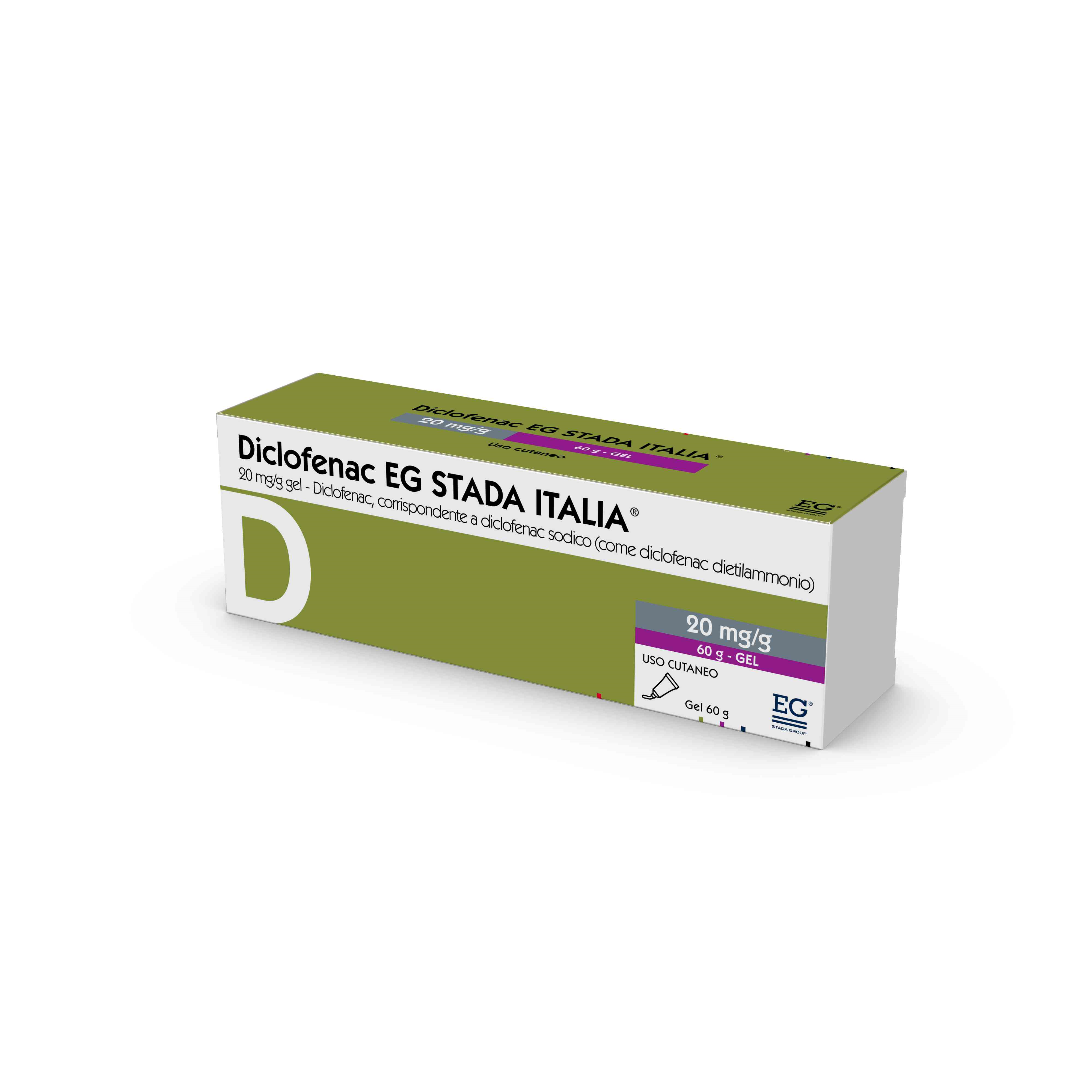Diclofenac eg 20 Mg/g Gel 1 Tubo in al da 60 g-1