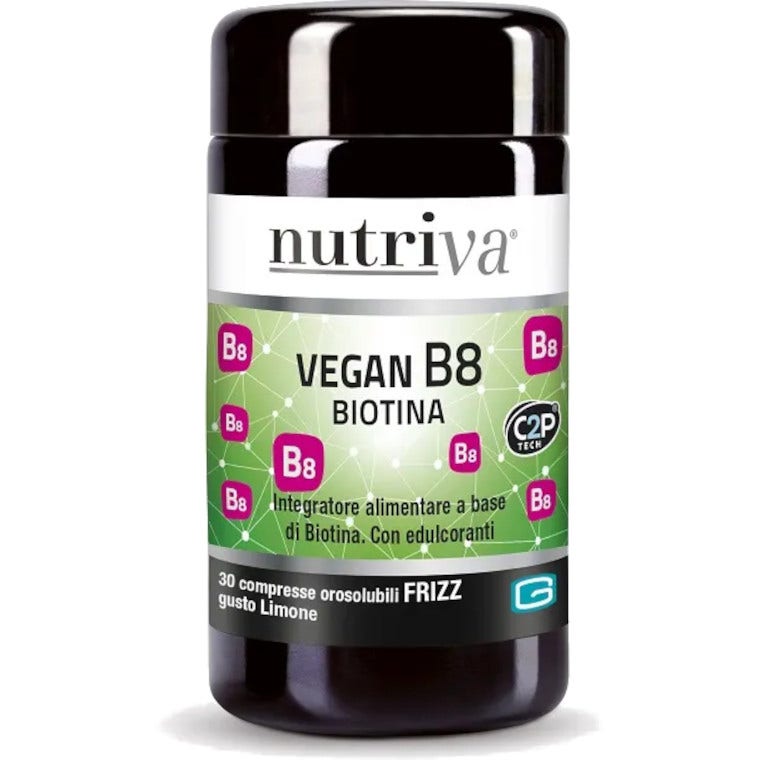 Nutriva Vegan B8 Fizz Limone 30 Compresse-1