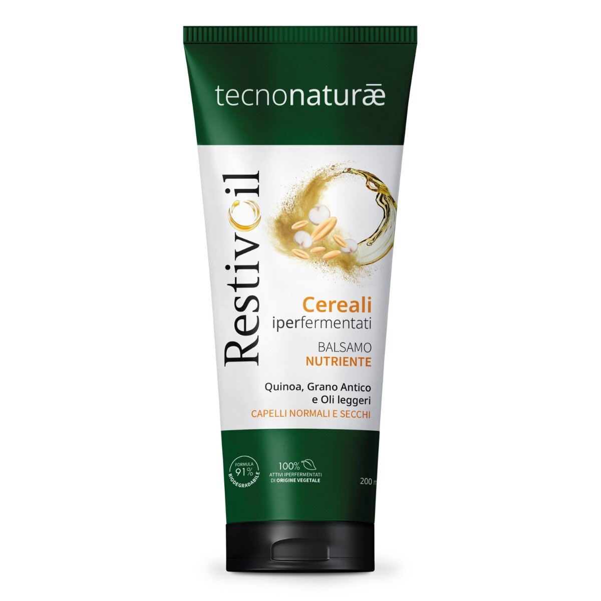 Restivoil Tecnonaturae Cereali Iperfermentati balsamo capelli nutriente 200ml-1