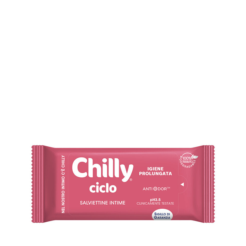 Chilly Ciclo Salviettine Intime Formula Anti-Odor 12 pezzi-3
